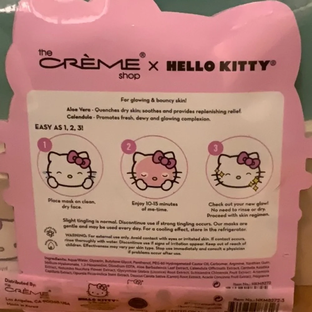 NWT The Creme Shop x Hello Kitty 6pc skin care bundle